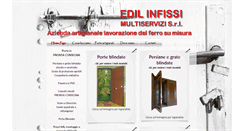 Desktop Screenshot of edilinfissimultiservizi.com