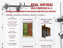Tablet Screenshot of edilinfissimultiservizi.com